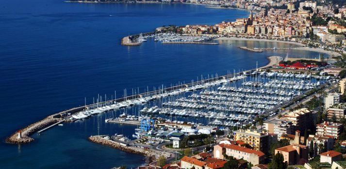 Menton Garavan Port, France