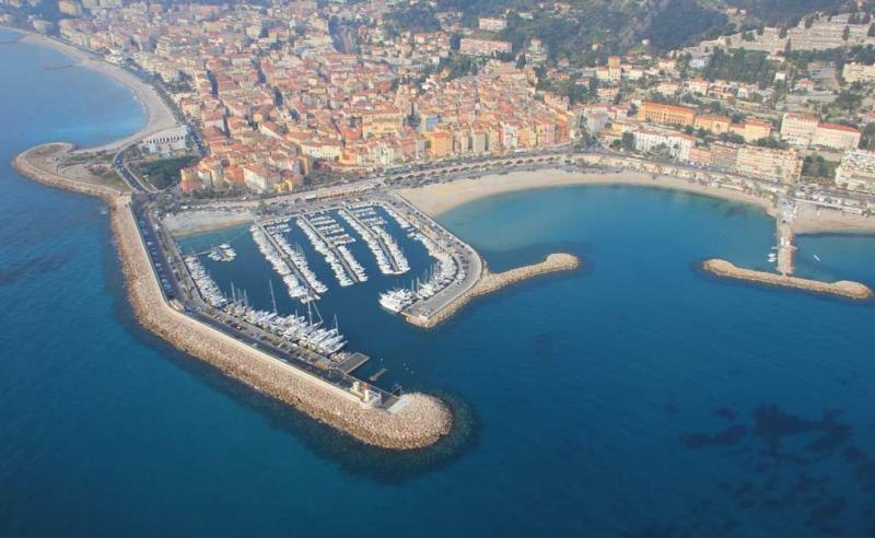 Menton Old Port, France